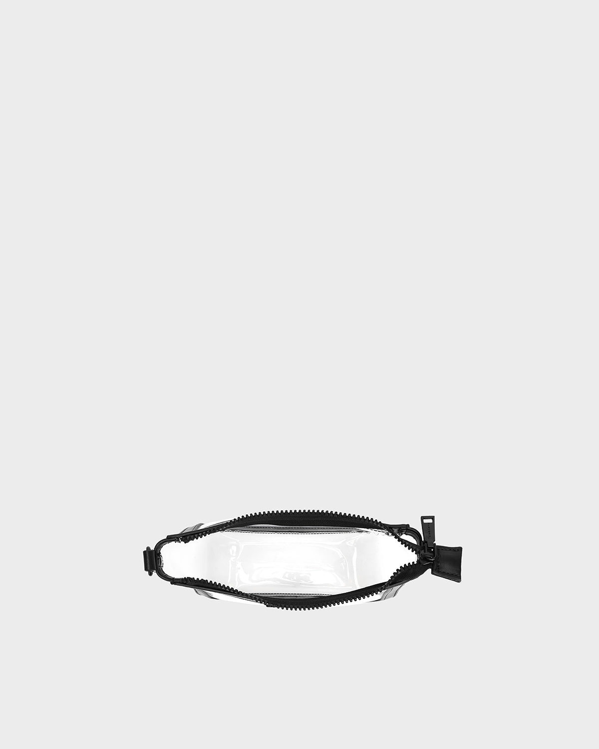 Clarity Shoulder Bag in Clear/ Black