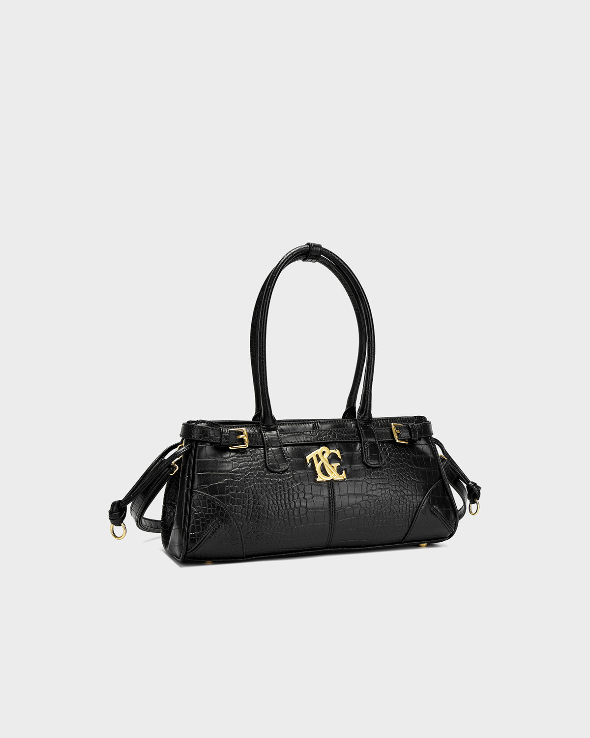 Bonita Baguette Bag in Black