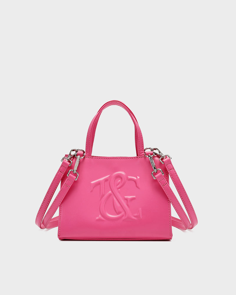 Essential Mini Tote in Raspberry