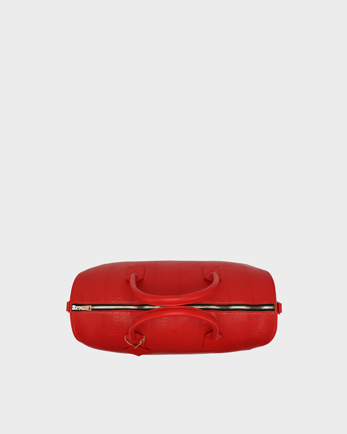 Signature Weekender Duffle Bag in Red
