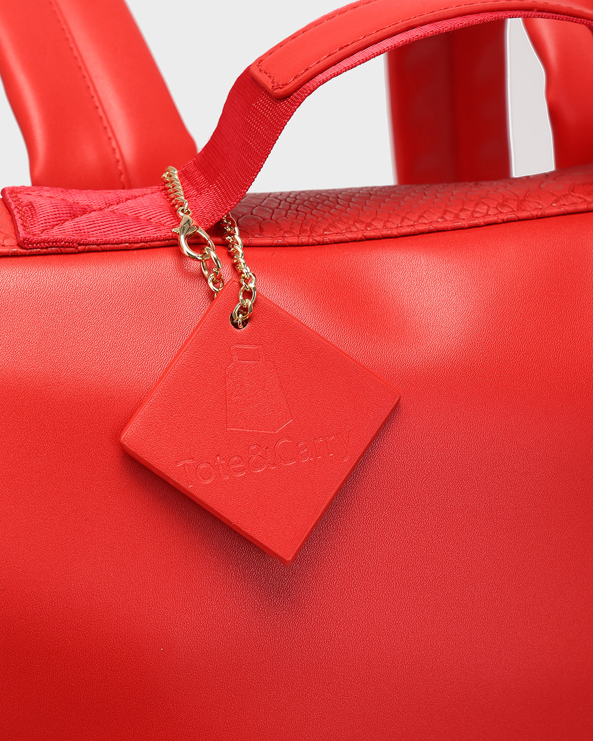 Signature Weekender Backpack in Red