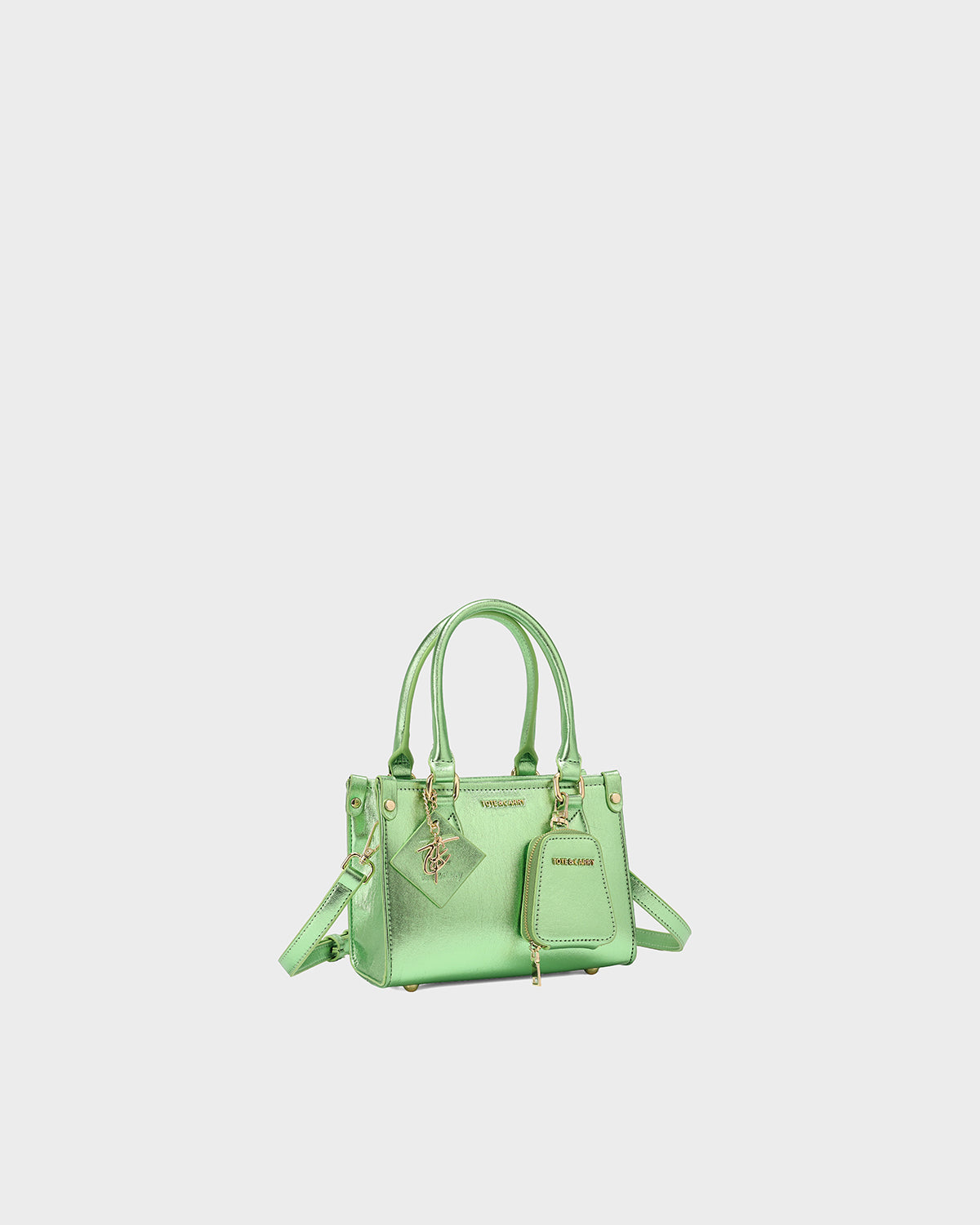 Lisse Mini Tote Bag in Seaweed Green
