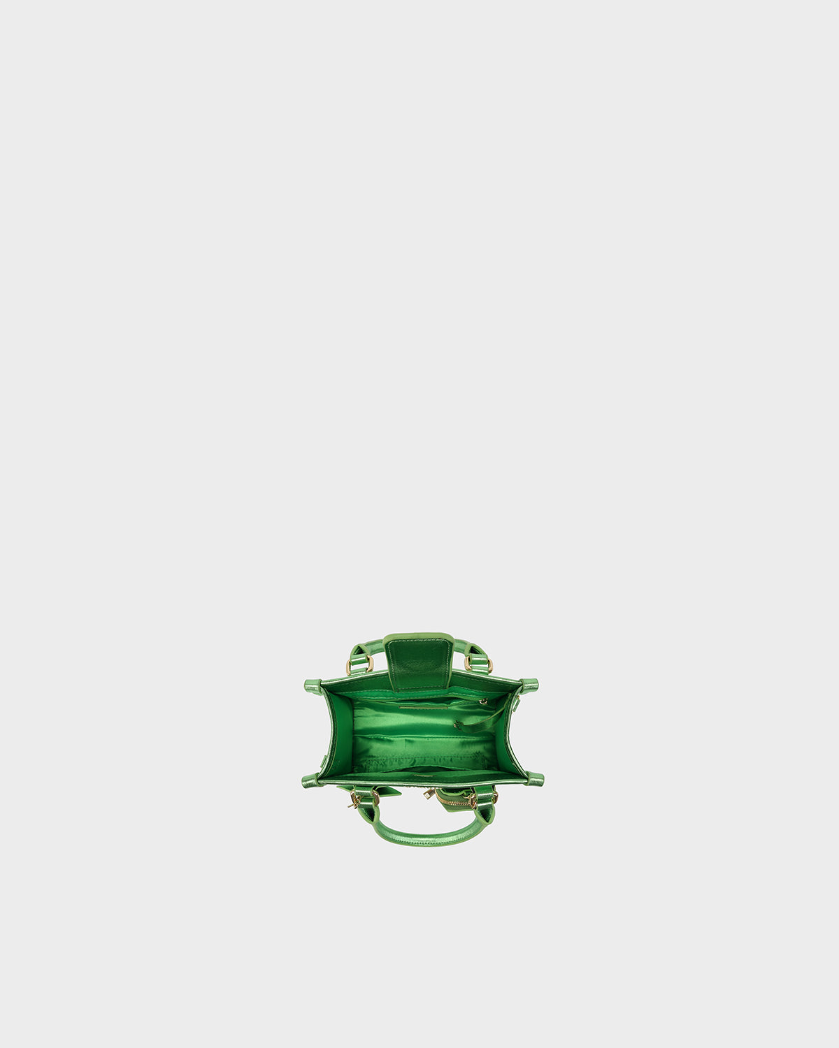 Lisse Mini Tote Bag in Seaweed Green