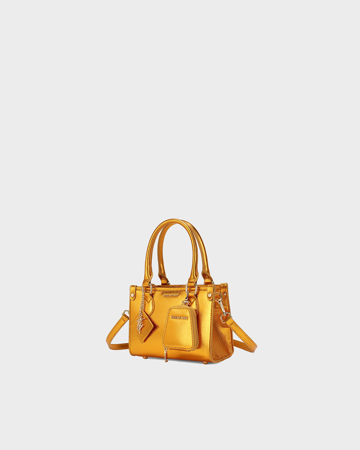 Lisse Mini Tote Bag in Orange
