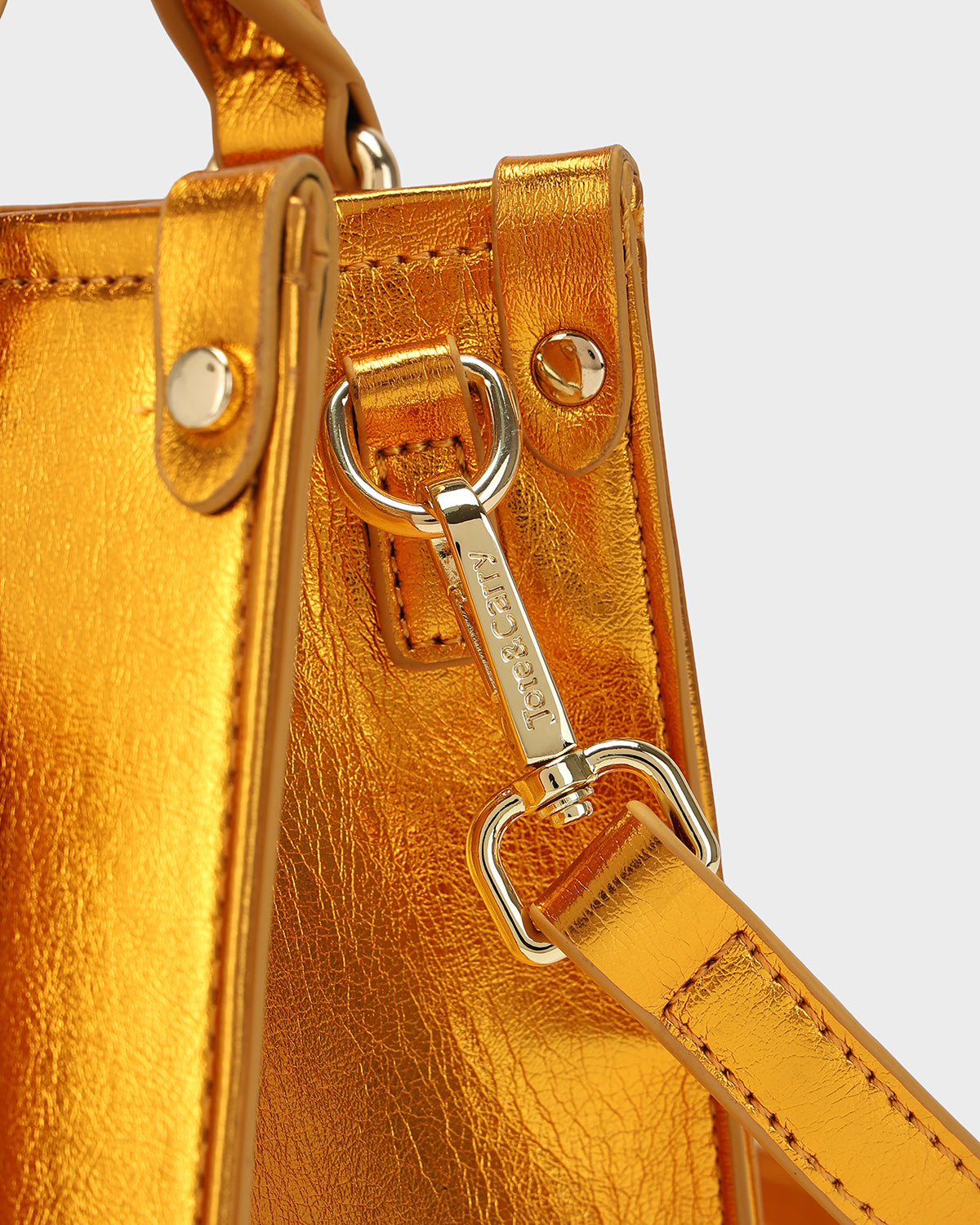 Lisse Mini Tote Bag in Orange