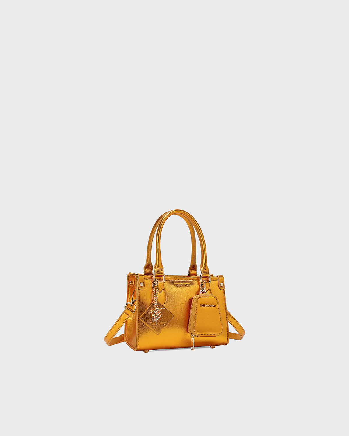 Lisse Mini Tote Bag in Orange