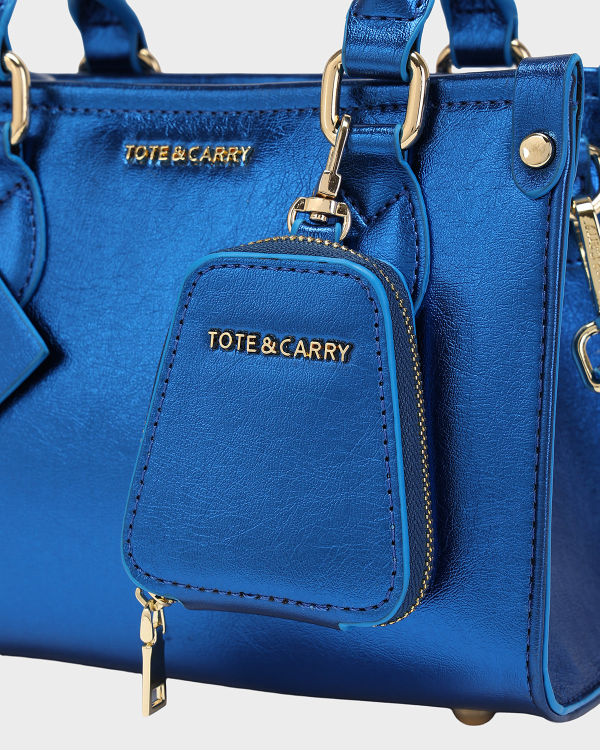 Lisse Mini Tote Bag in Royal Blue