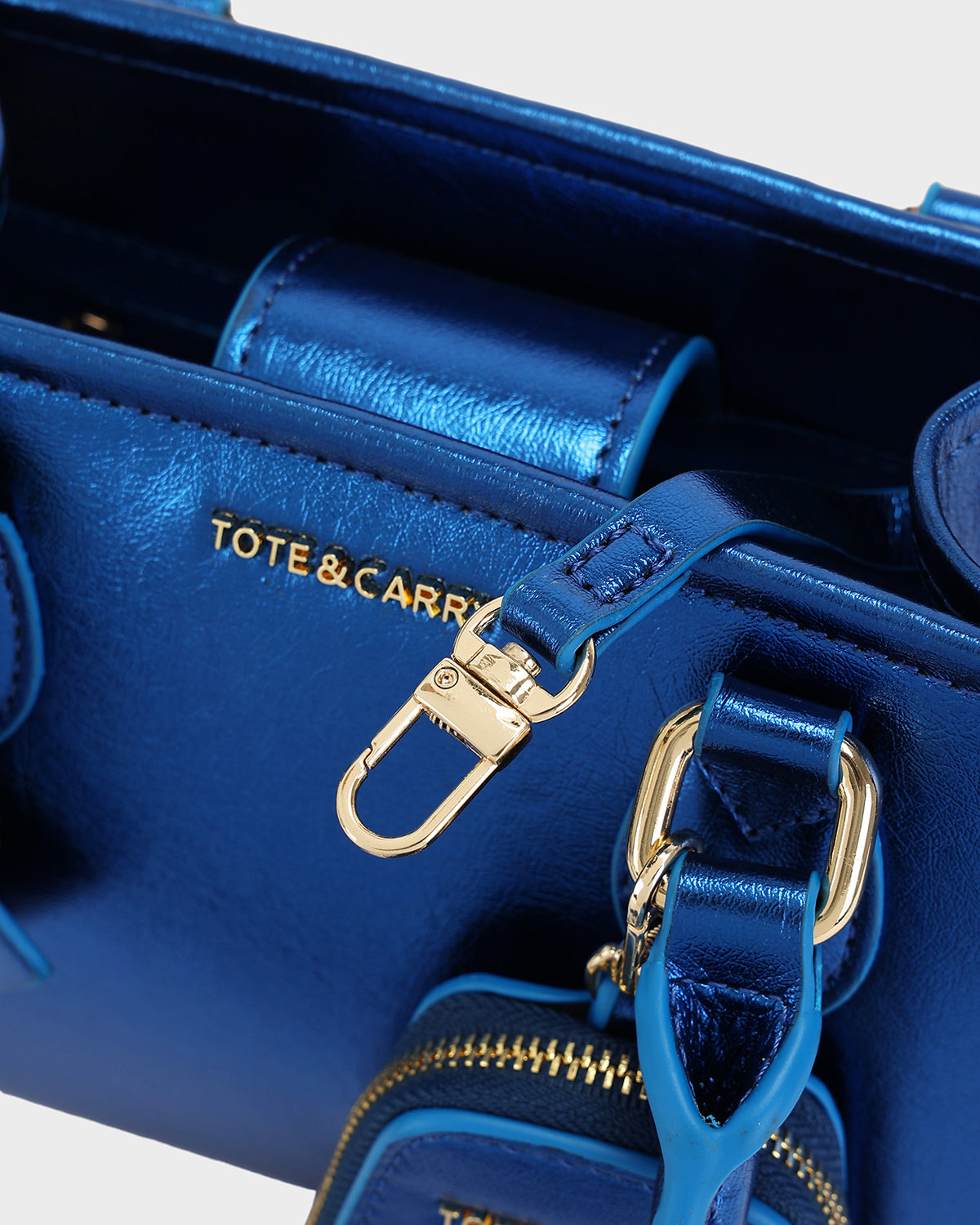 Lisse Mini Tote Bag in Royal Blue