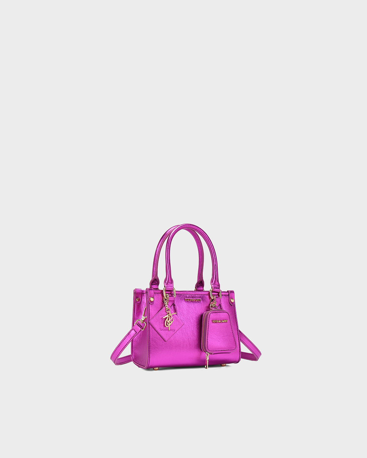 Lisse Mini Tote Bag in Pout Pink
