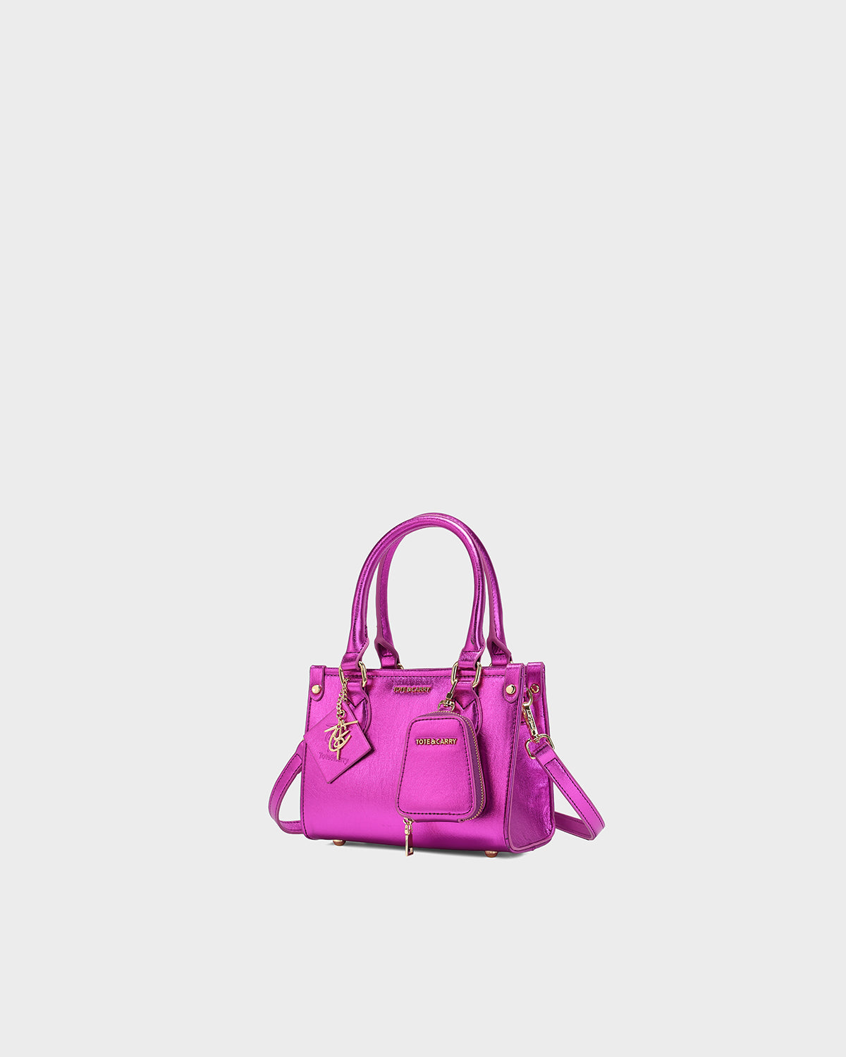 Lisse Mini Tote Bag in Pout Pink