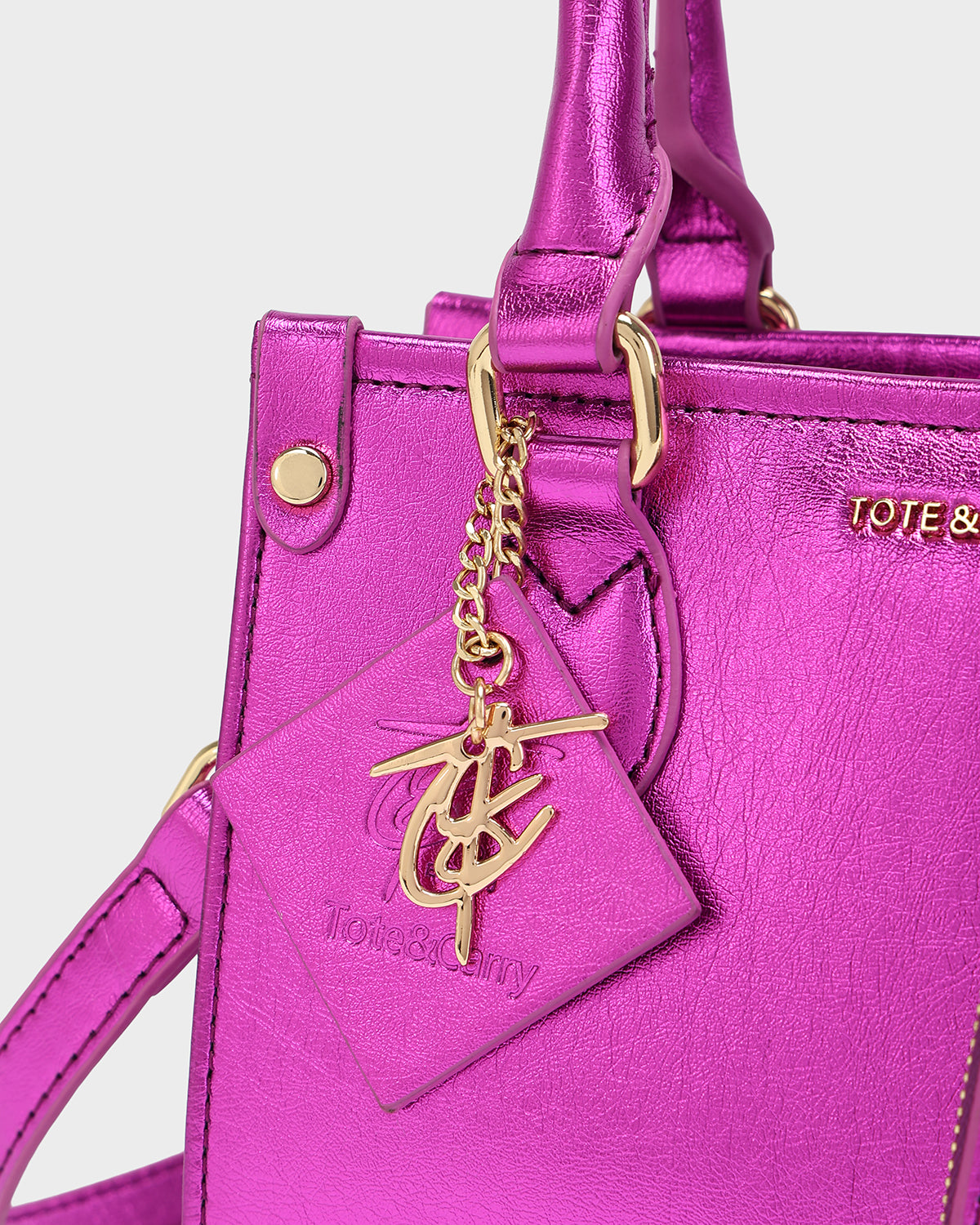 Lisse Mini Tote Bag in Pout Pink