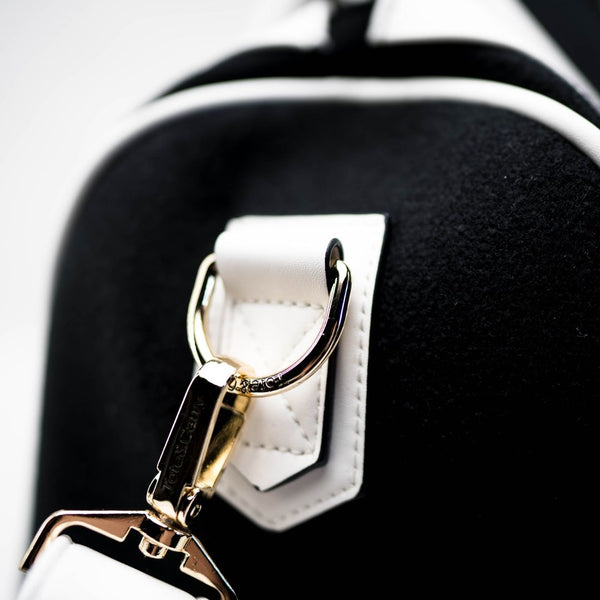 Varsity Travel Set in Black