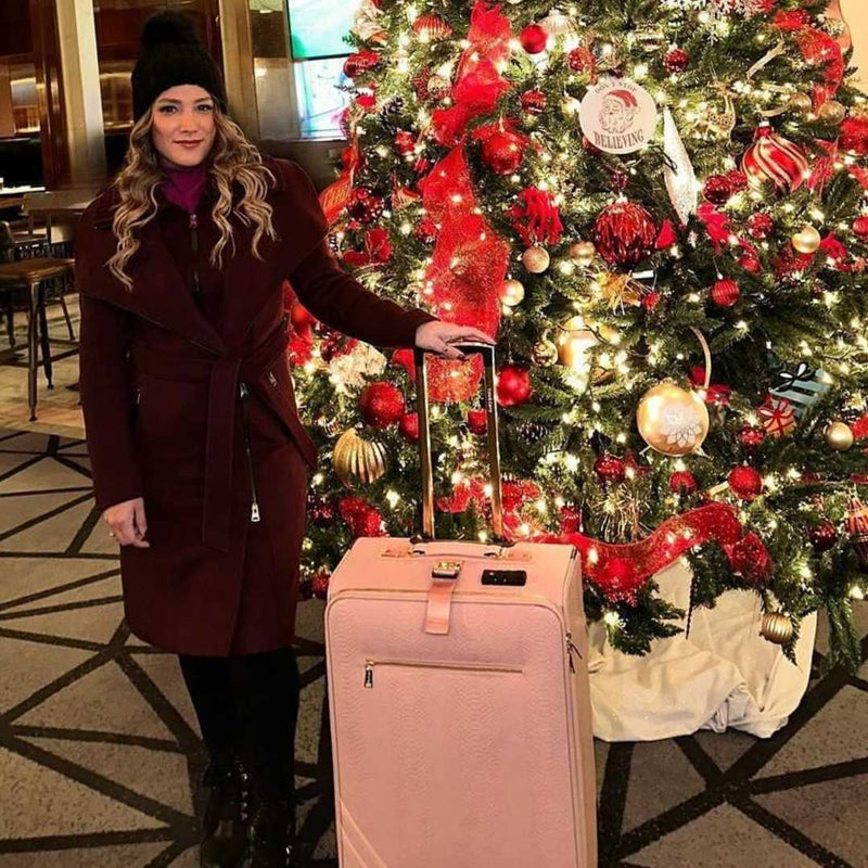 Signature 2-Piece Luggage Set in Pink