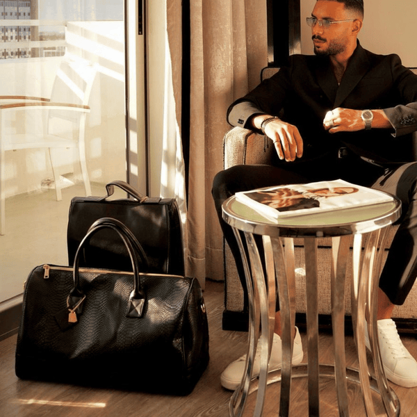 Signature Weekender Travel Set in Black
