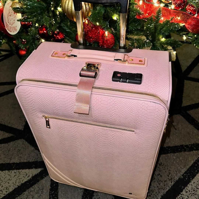 Signature 2-Piece Luggage Set in Pink