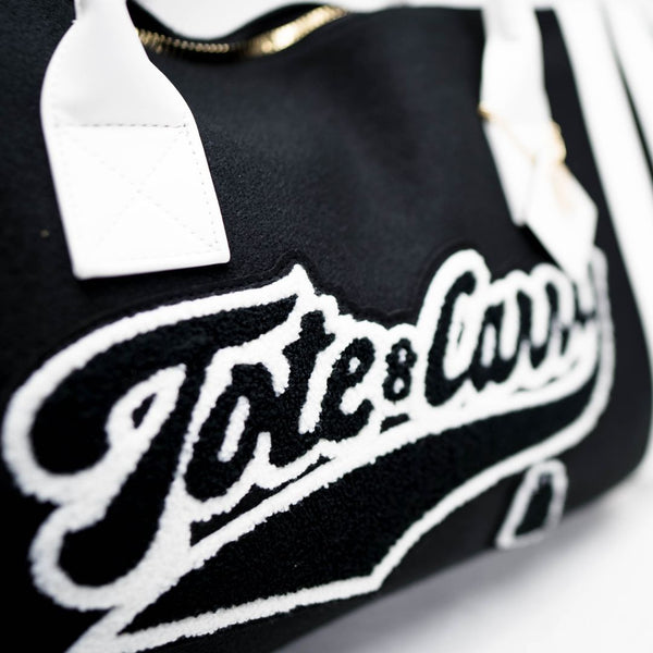 Varsity Travel Set in Black