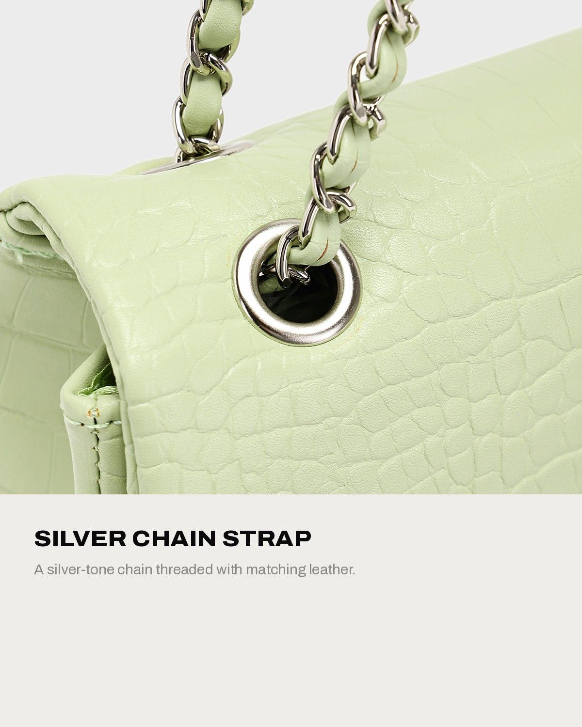 Rally Shoulder Bag in Matcha — A+ 3