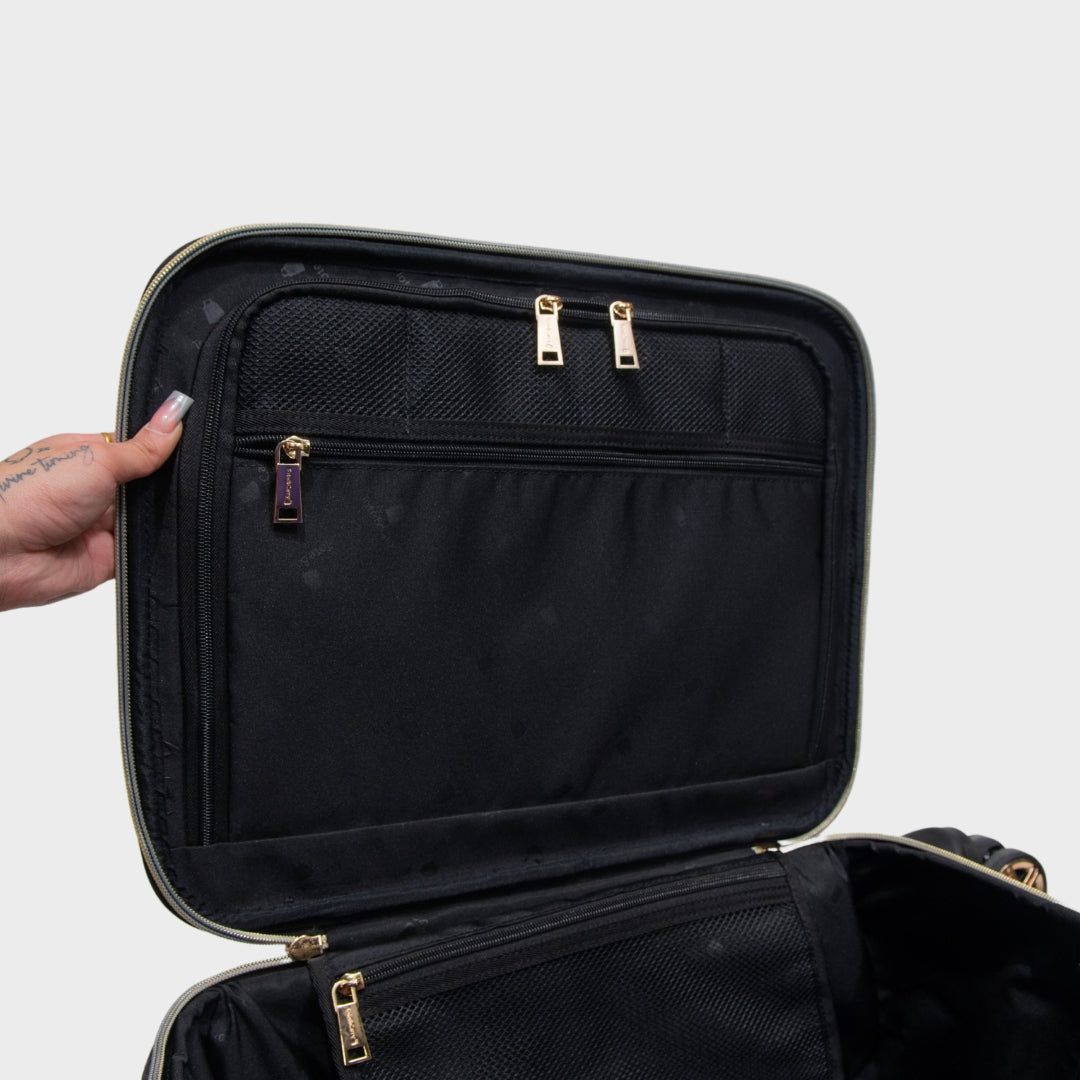 Statement 2-Piece Luggage Set in Black