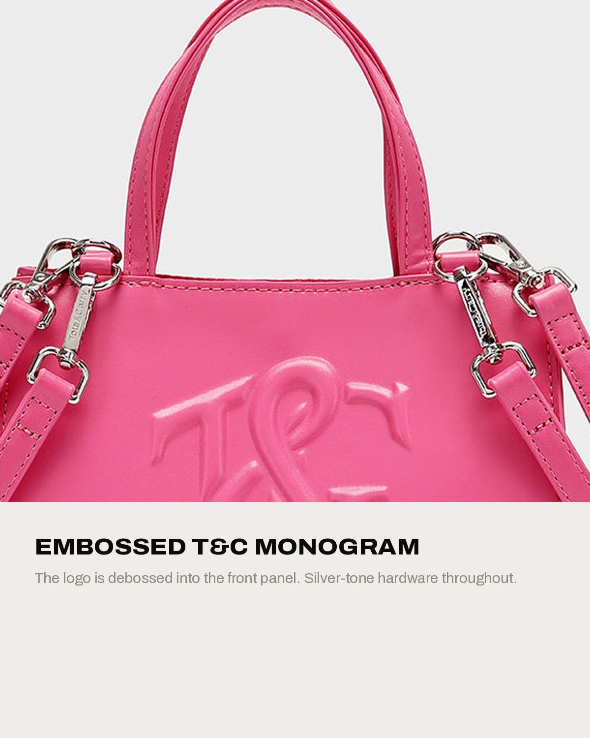 Essential Mini Tote in Raspberry — A+ 2