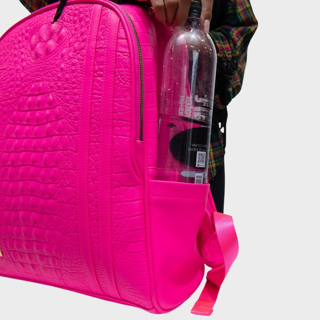 Classic Traveler Backpack in Neon Pink