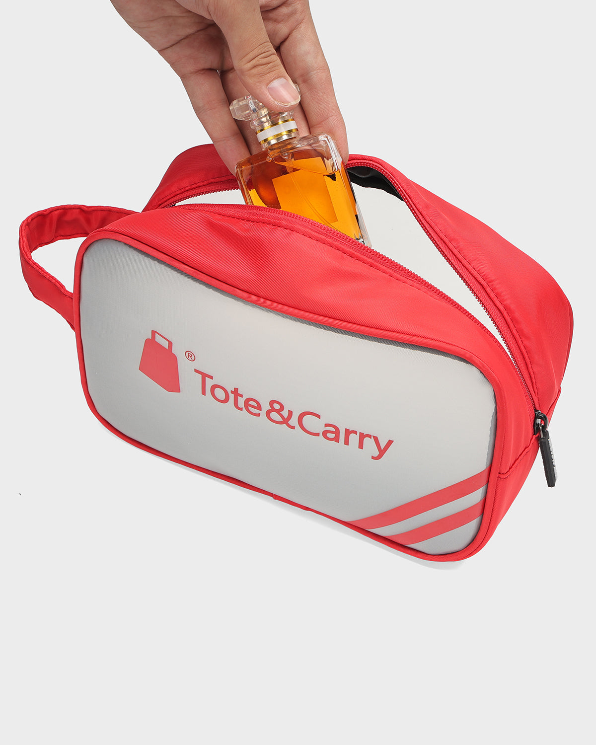 Clarity Toiletry Bag in Red