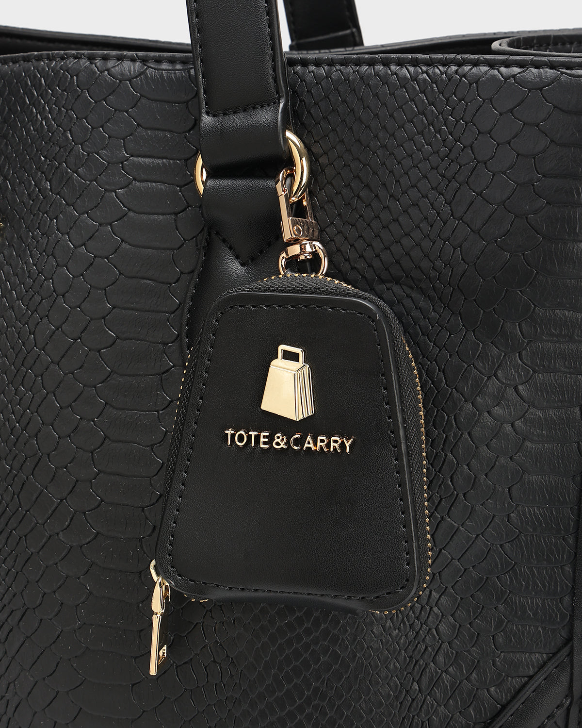 Signature City Tote Bag in Black