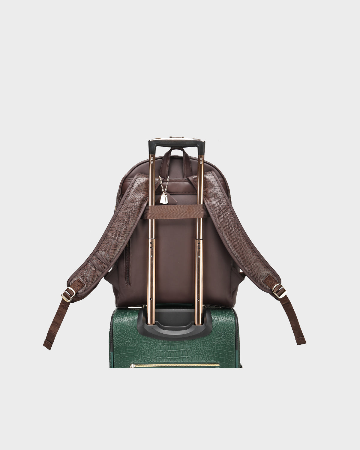 Signature Traveler Backpack in Chocolate