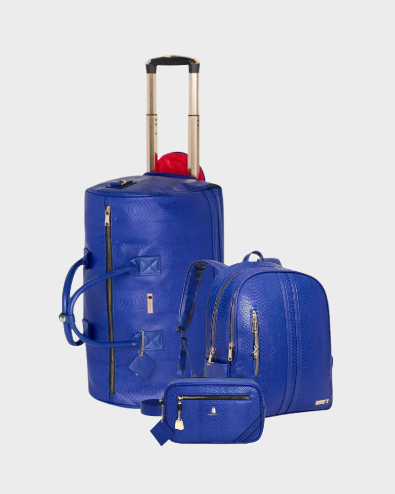 Signature 3-Piece Rolling Essentials Set in Royal Blue