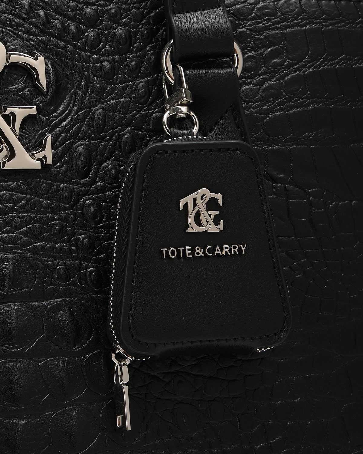 City scape Tote in Black