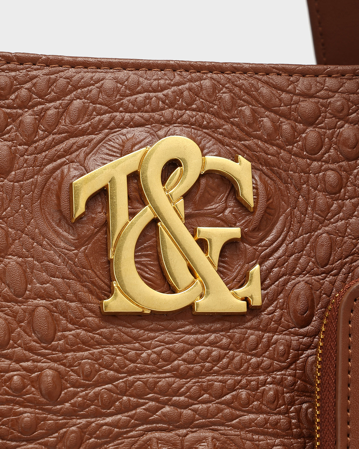 City scape Tote in Caramel