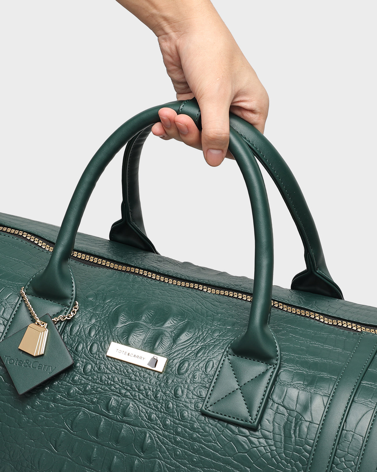 Classic Traveler Rolling Duffle in Emerald Green