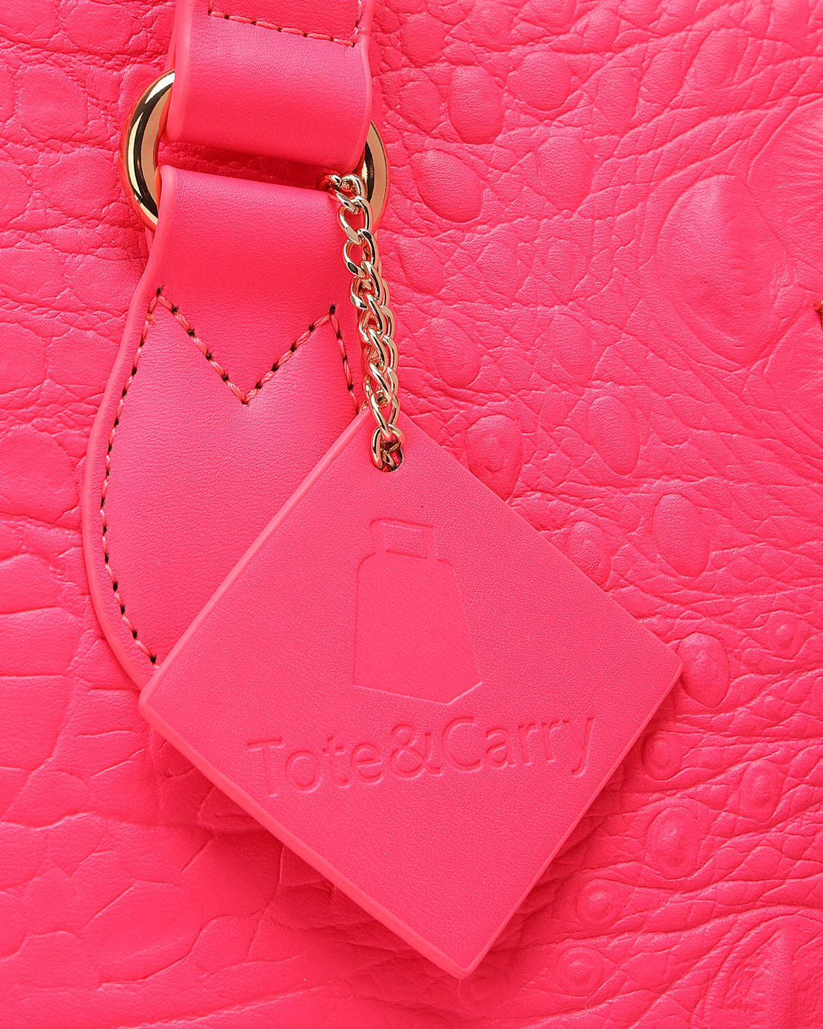 Statement City Bag in Neon Pink