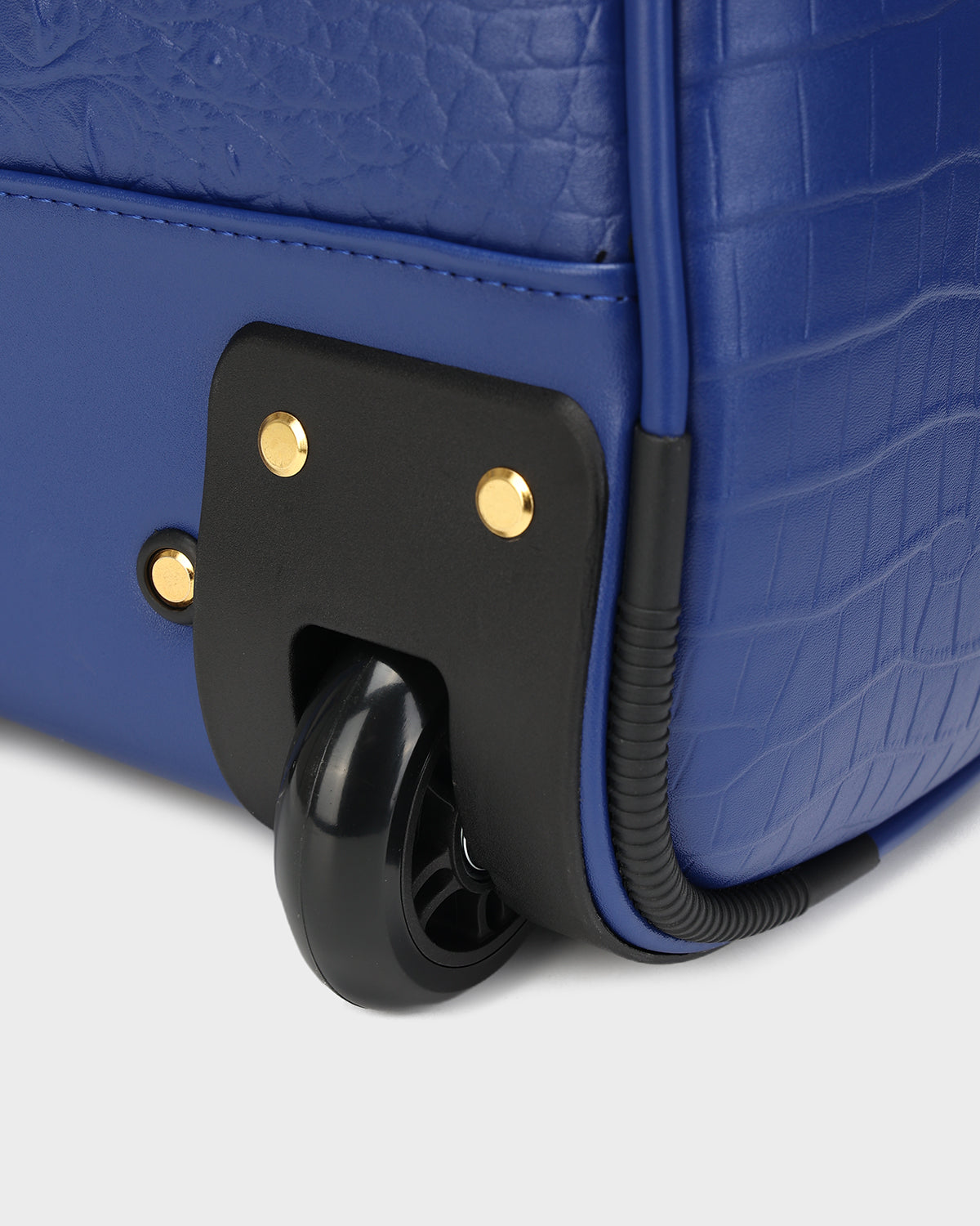 Statement Rolling Duffle Bag in Royal Blue