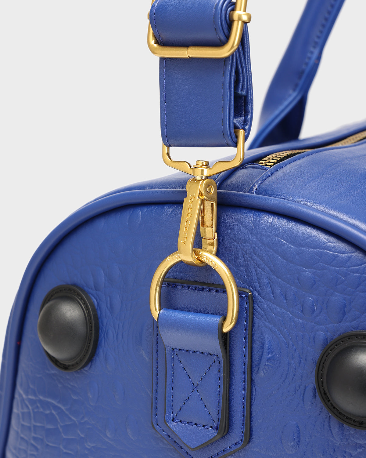 Statement Rolling Duffle Bag in Royal Blue