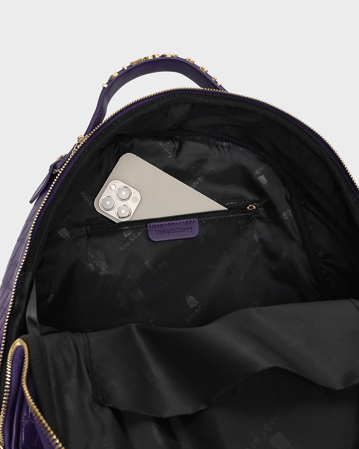 Statement Commuter Backpack in Purple
