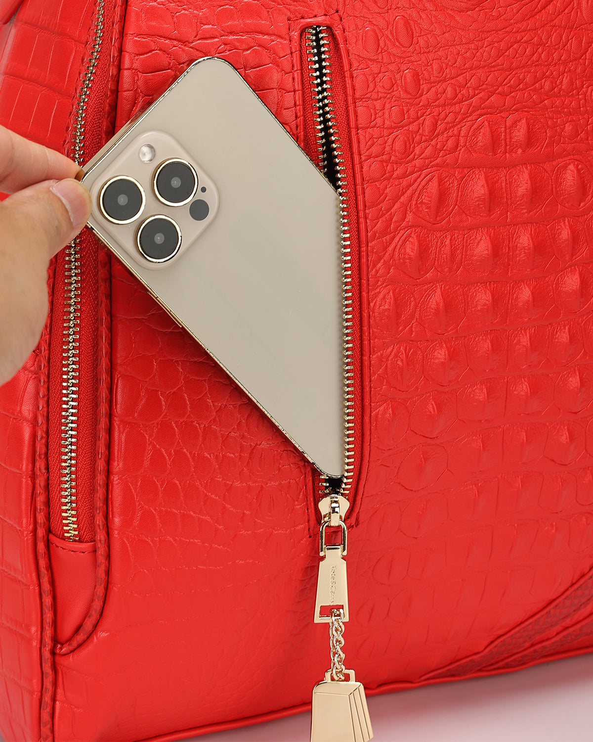 Statement Commuter Backpack in Red