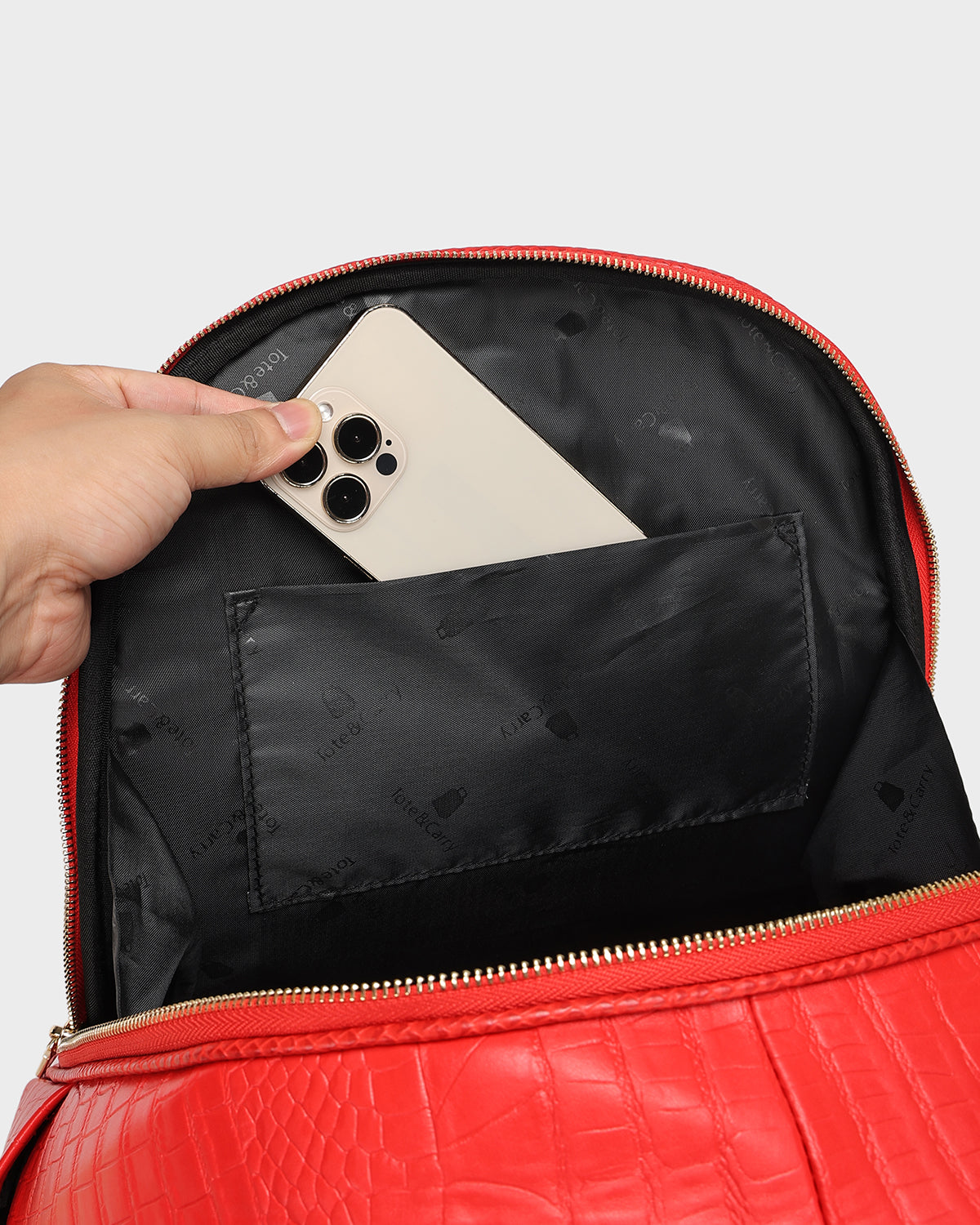 Statement Commuter Backpack in Red