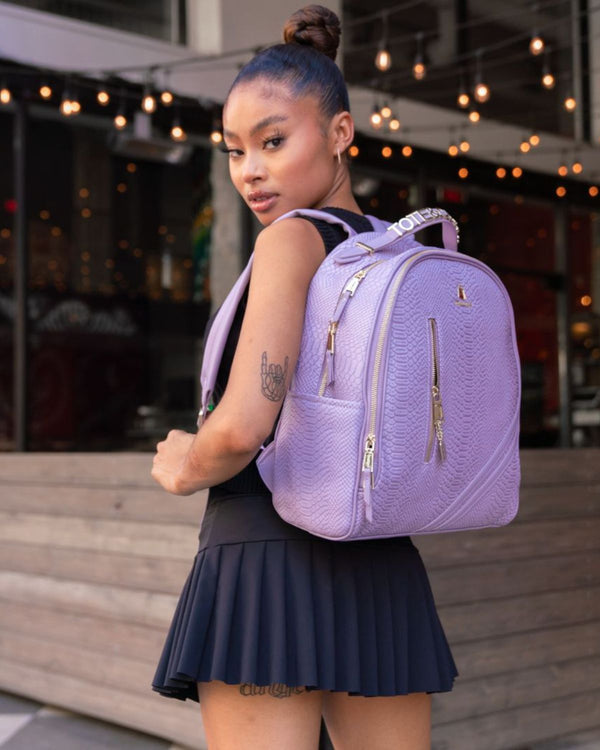 Signature Commuter Backpack in Lavender