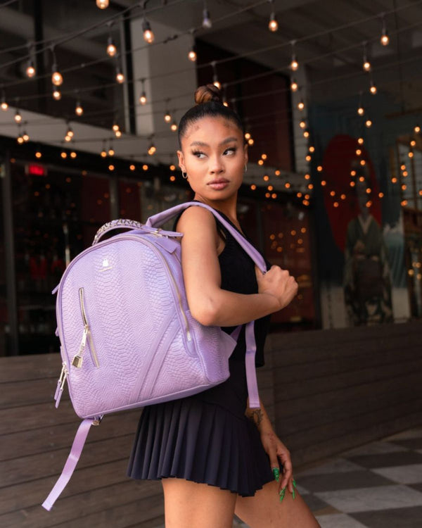 Signature Commuter Backpack in Lavender