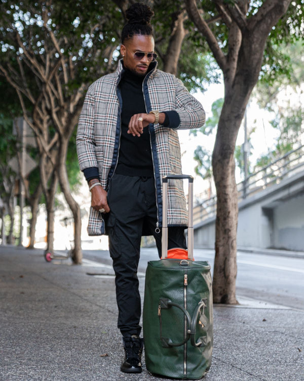 Signature Traveler Rolling Duffle in Olive