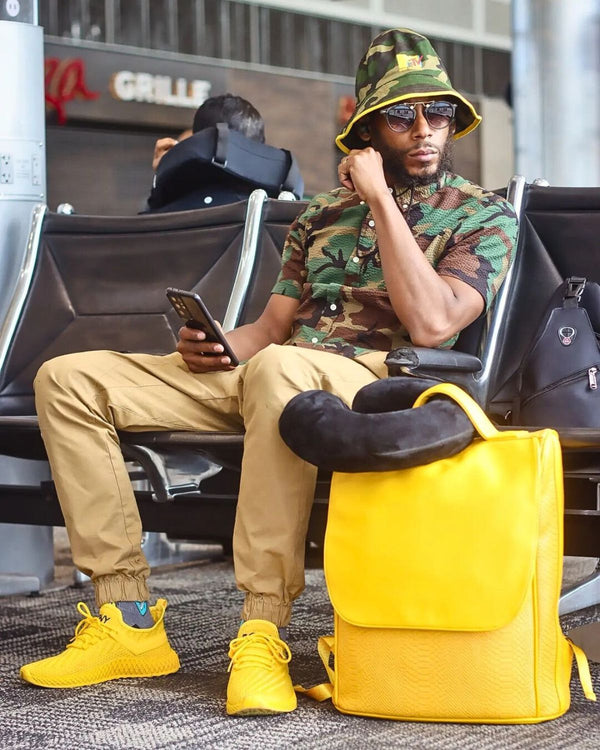 Signature Weekender Backpack in Sunflower Yellow