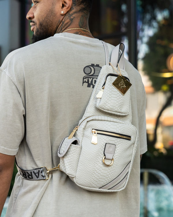 Grey On The Go Sling Bag