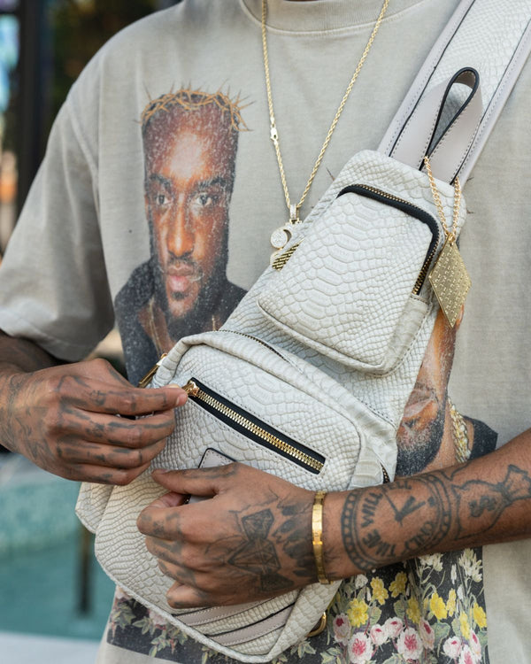 Grey On The Go Sling Bag