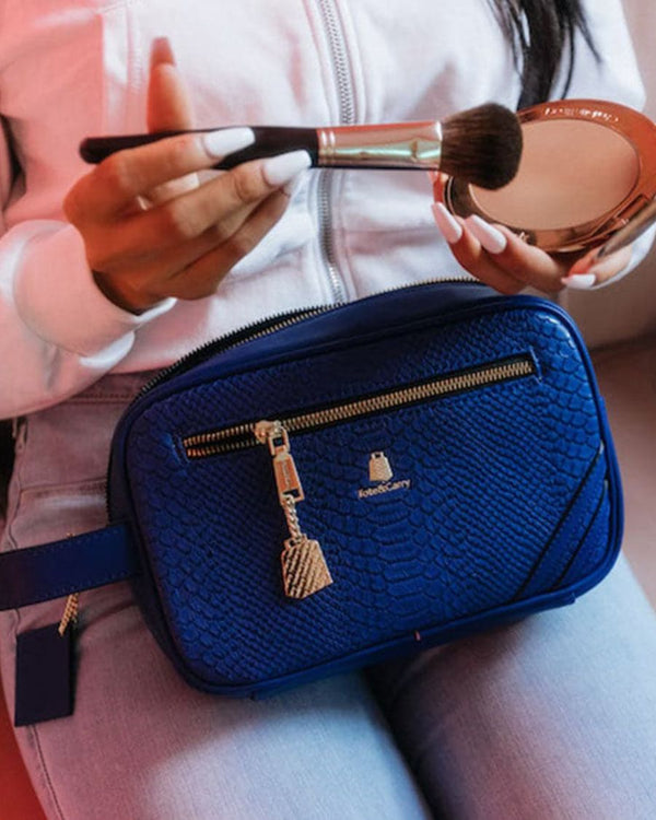 Signature Essential Toiletry Bag in Royal Blue