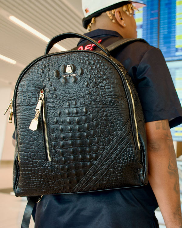 Statement Commuter Backpack in Black