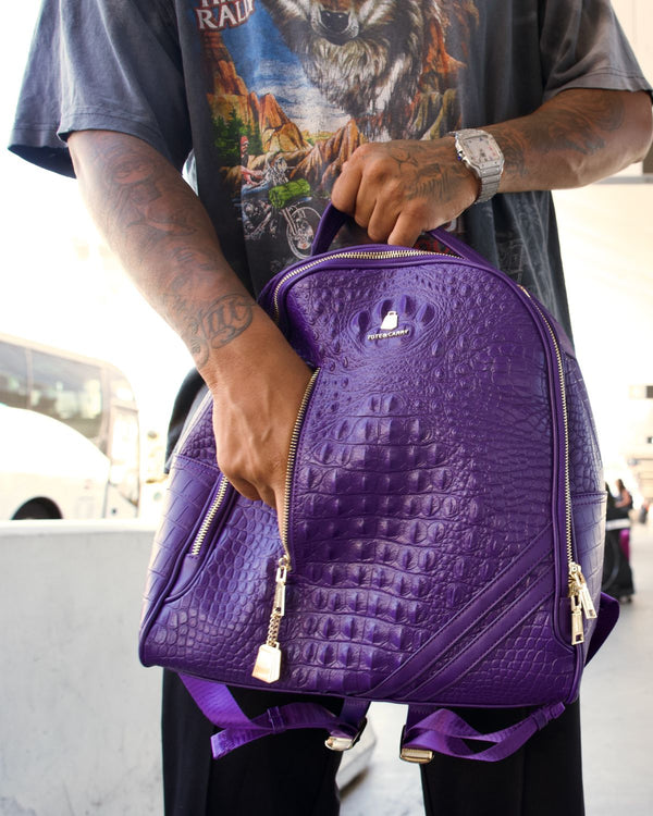 Statement Commuter Backpack in Purple