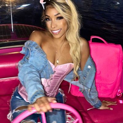 Statement Weekender Backpack in Neon Pink
