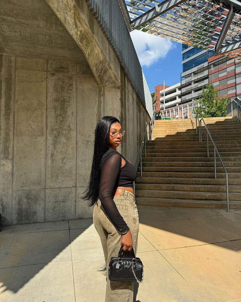 Statement Baddie Purse in Black