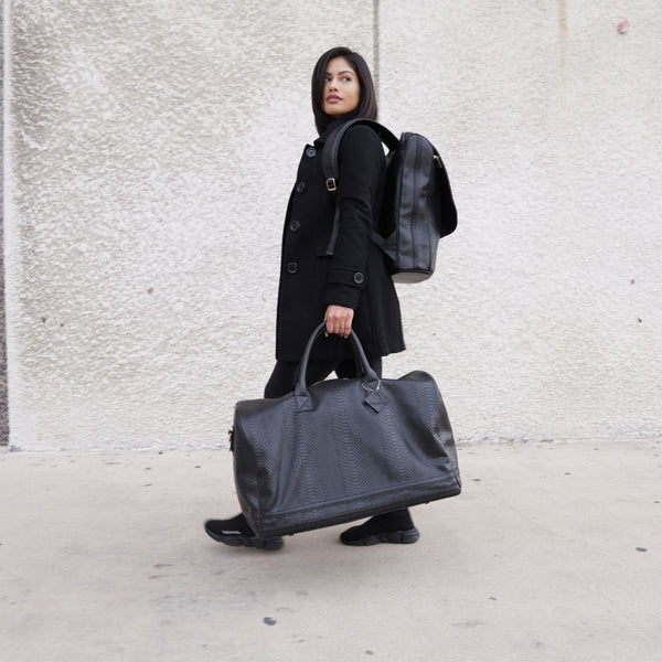 Signature Weekender Travel Set in Black