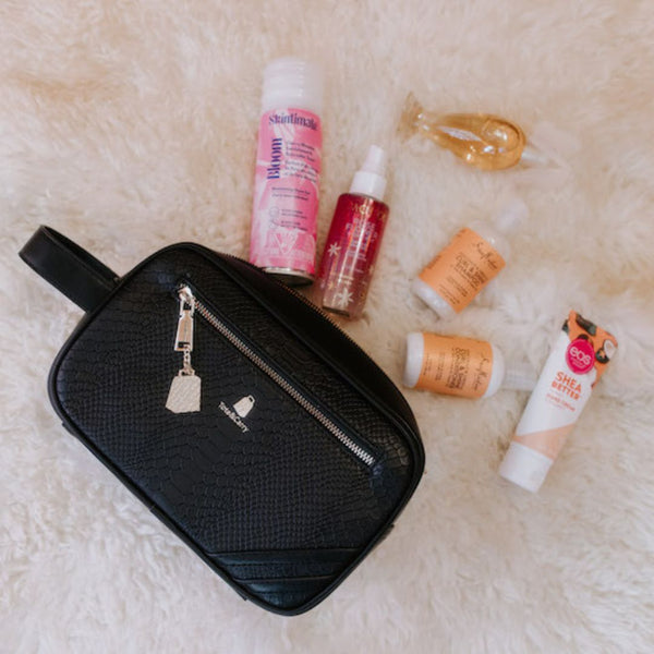 Signature Essential Toiletry Bag in Black